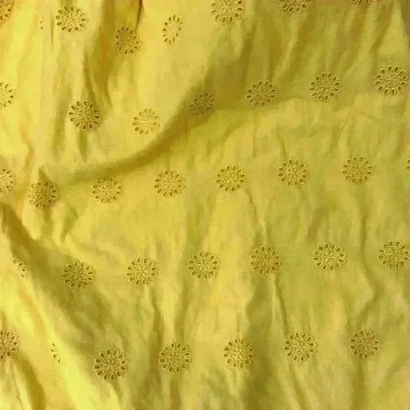 Peek…SGT.Fletcher 100% cotton yellow embroidered dress size Large(8) - Picture 2 of 5